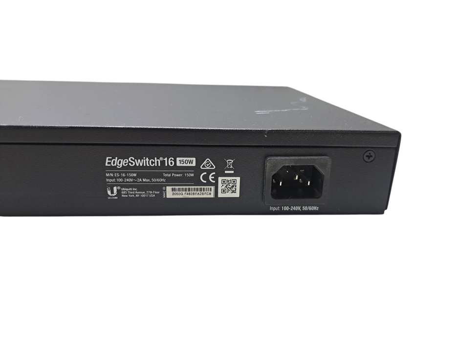 Ubiquiti EdgeSwitch ES-16-150W | 16-Port Managed Gigabit PoE+ Switch )