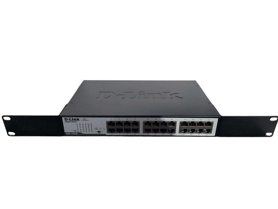 D-Link DGS-1024D 24 Port 10/100/1000 Gigabit Ethernet Switch !