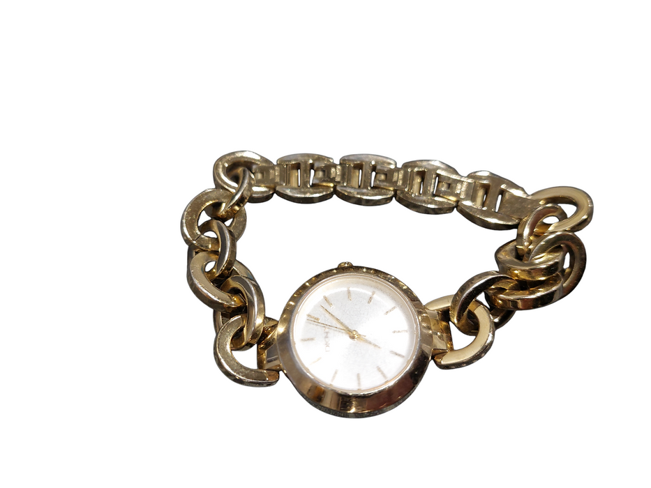 ladies DKNY gold tone link watch NY-2134 =