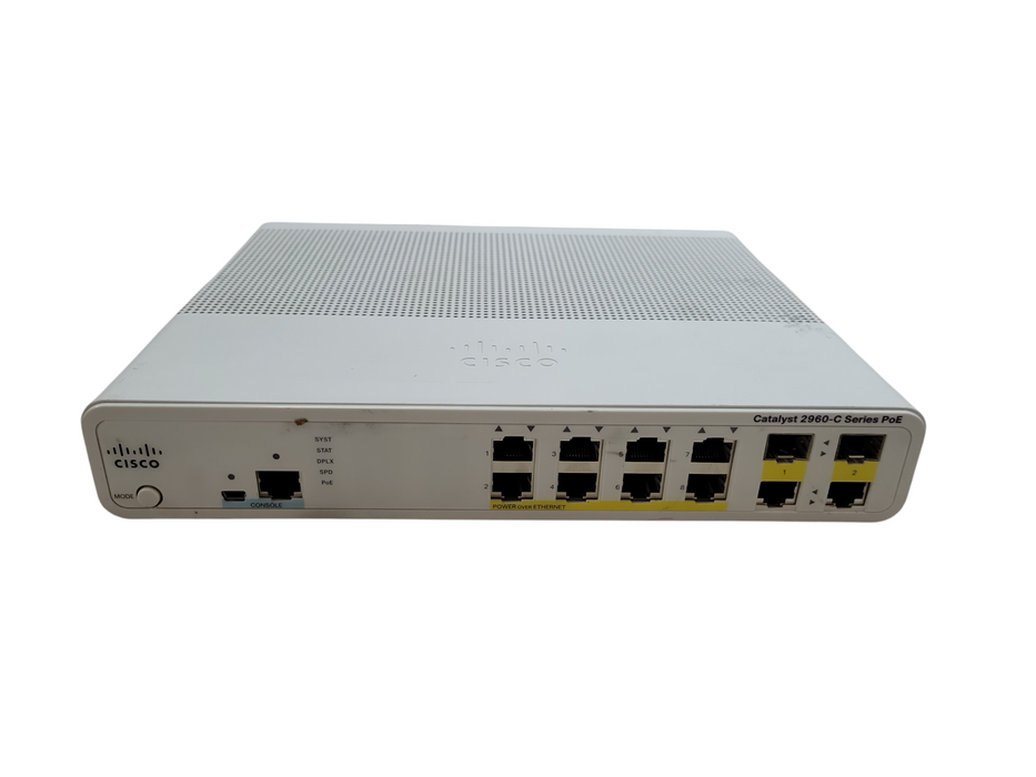 Cisco WS-C2960C-8PC-L V01 | 8-Port Ethernet PoE Switch %