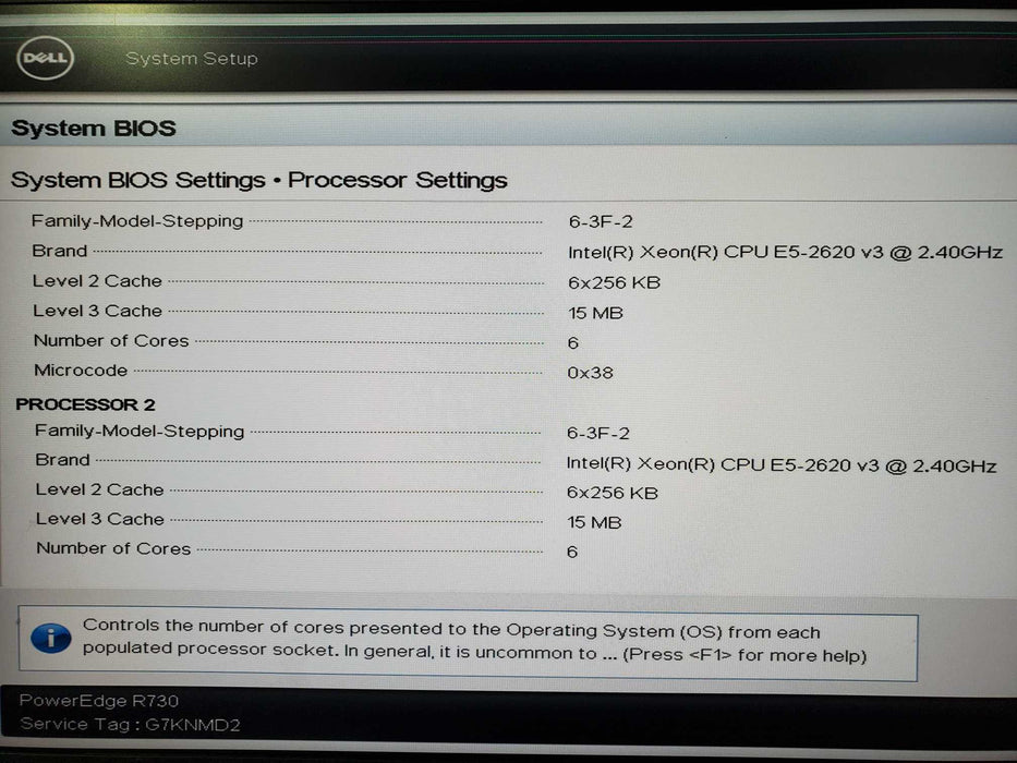 DELL PowerEdge R730 2x Intel Xeon E5-2620 v3 64GB RAM NO RAID AND HDDs