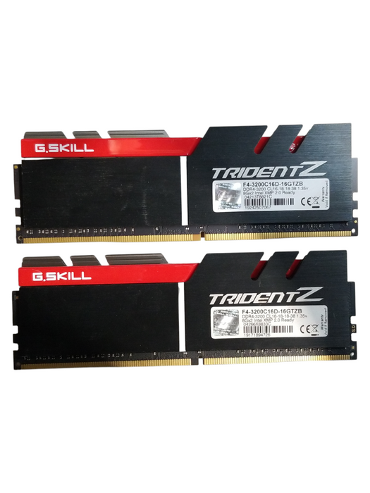 G.Skill Trident Z 16GB (2x8GB) RAM DDR4 3200MHz F4-3200C16D-16GTZB