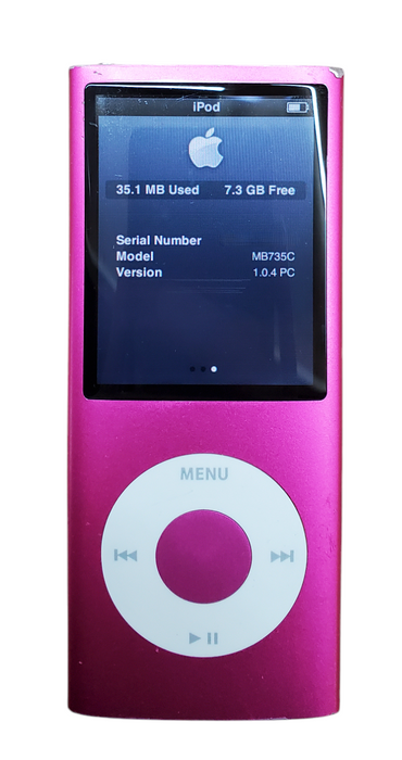 Apple iPod Nano 4th Generations - Pink | MB735C | A1285 | 8GB