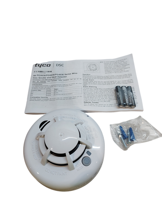 DSC/TYCO PG9936 Smoke and Heat Detector