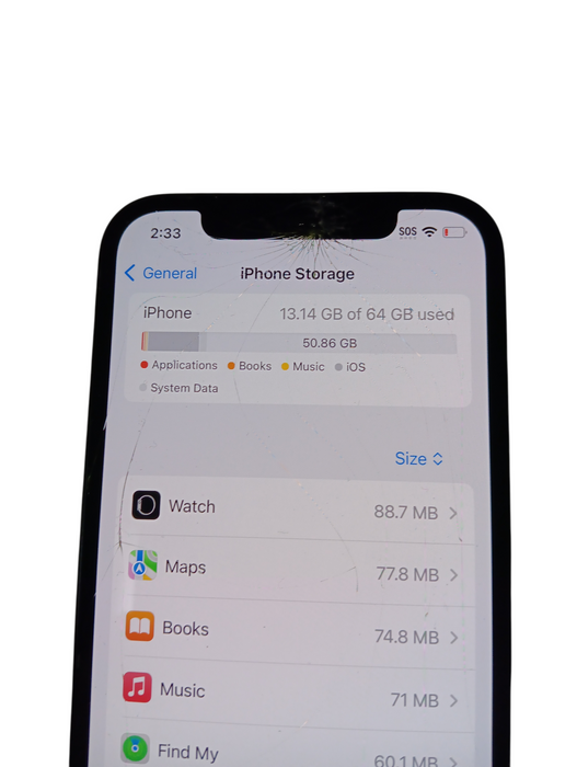 Apple iPhone 12 - 64GB - Black [A2402 | Read]