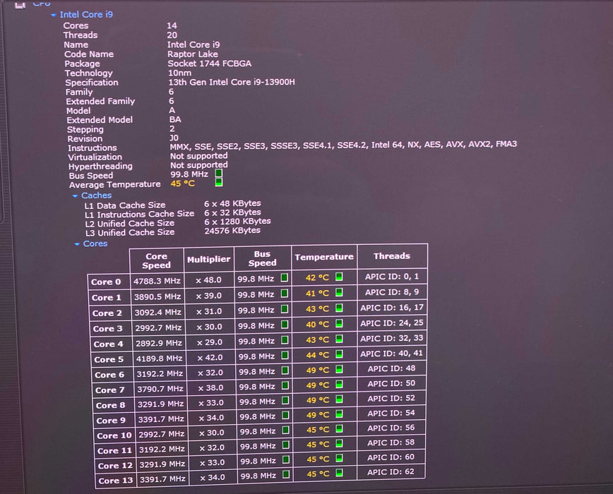 Dell XPS 15 930 4K TOUCH i9-13900H RTX4060 8GB GPU 16GB RAM 256GB SSD READ  Lap200