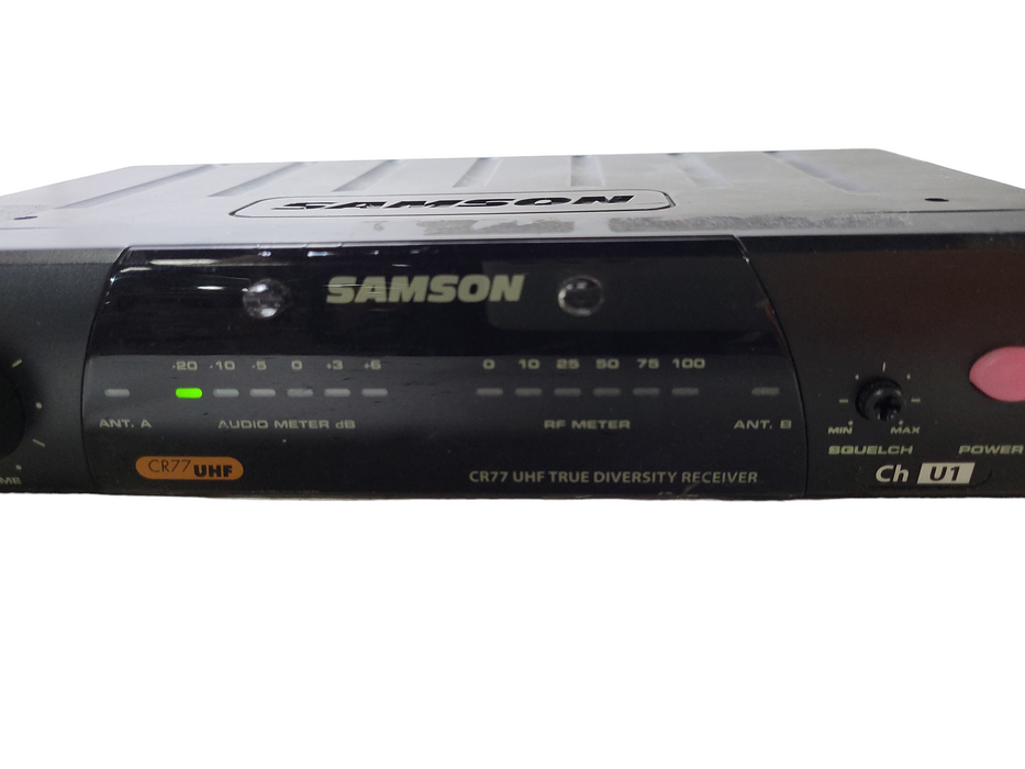 Samson CR77 U6 UHF True Diversity Receiver For Wireless Mic READ $