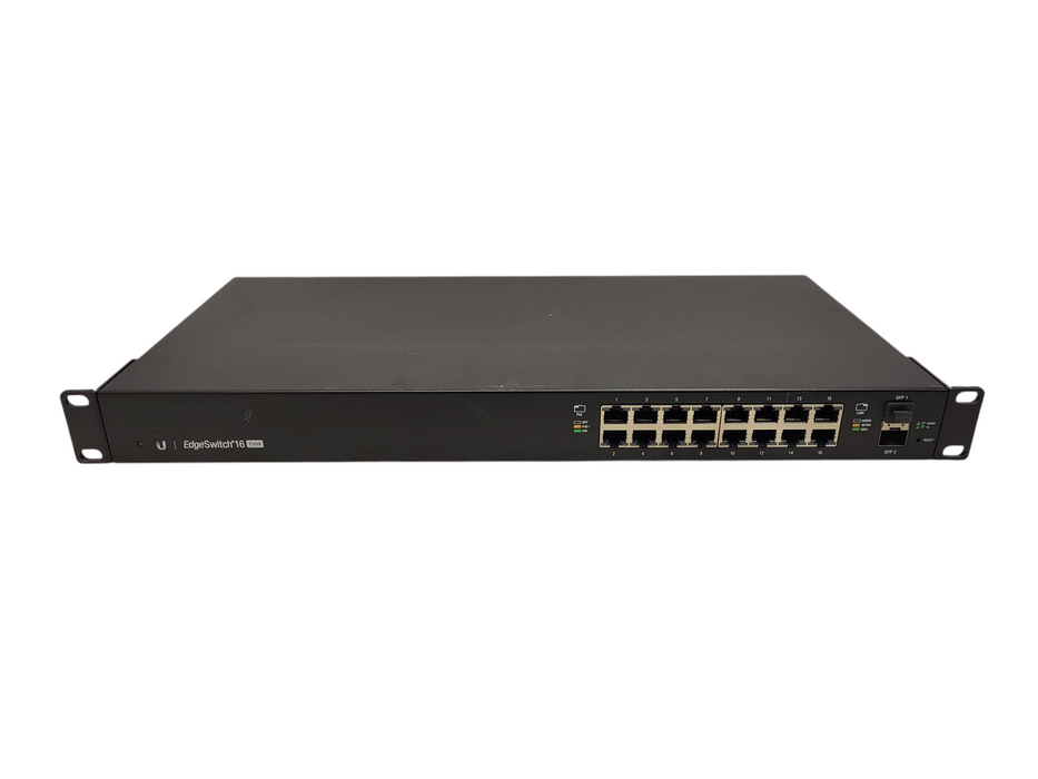 biquiti Networks EdgeSwitch ES-16-150W Managed PoE+ Gigabit Switch READ $