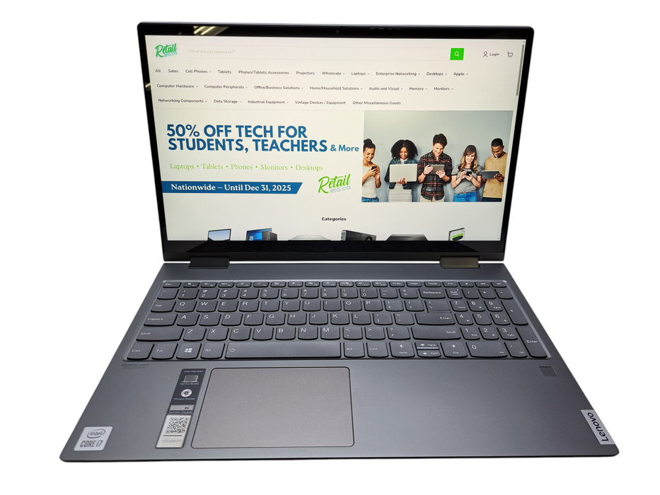 Lenovo Yoga C740 15.6" | Intel Core i7-10510U @1.8GHz, 8GB DDR4, 512GB NVMe ) Lap200