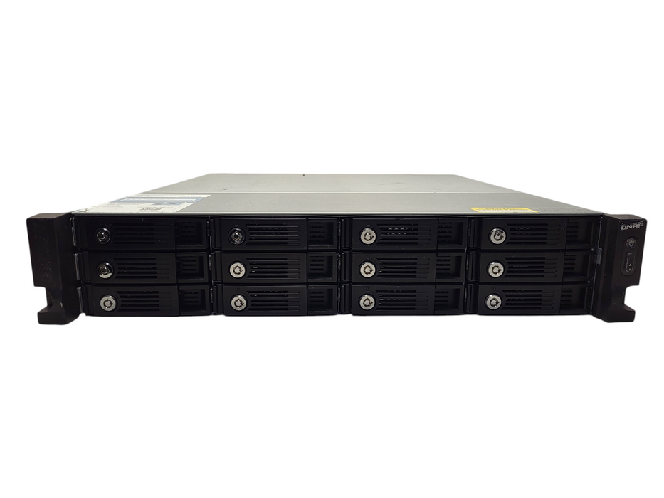 QNAP TS-1253U-RP 2U 12-Bays NAS, Intel J1900, 8GB RAM w/ 2x4TB  $
