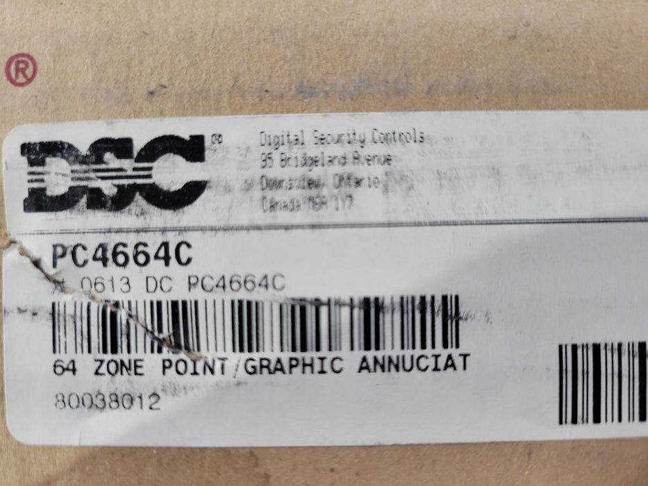Open-Box DSC MAXSYS PC4664C 64 Zone Point / Graphic Annuciat _