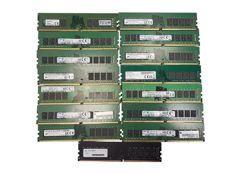 Lot of 15x Various brands 16GB PC4 Desktop RAM $