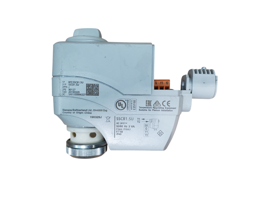 Siemens SSC81.5U Electronic Valve Actuator  *READ*
