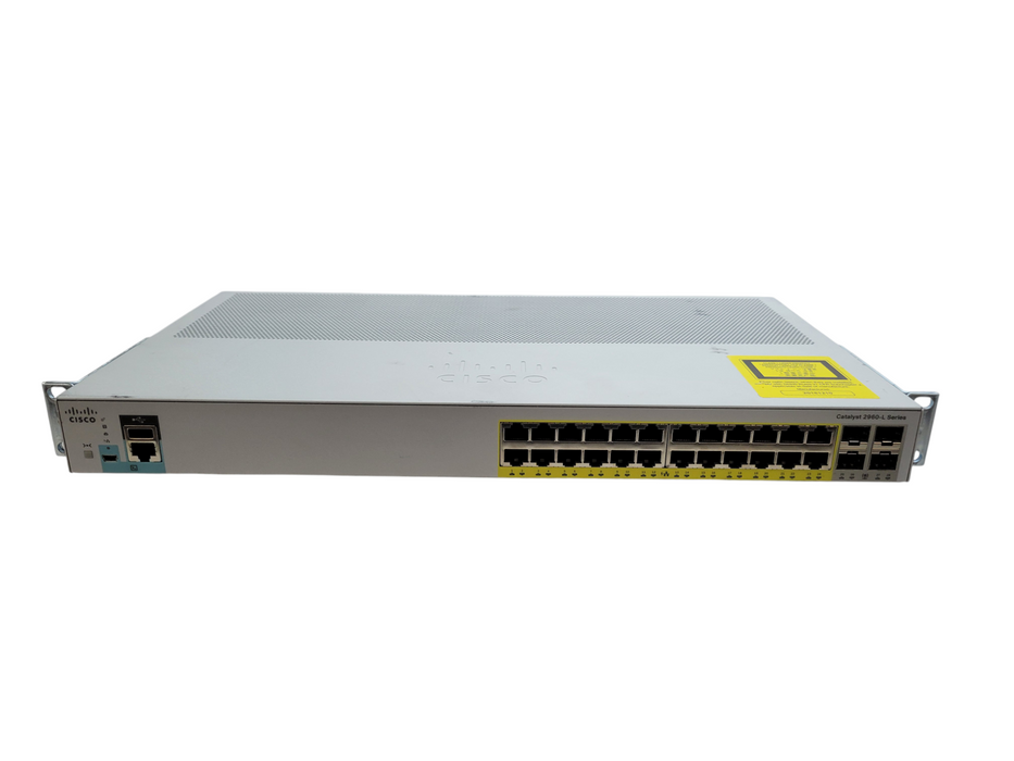 Cisco WS-C2960L-24PS-LL V01 | 24-Port Gigabit PoE+ Silent Managed Switch Q%