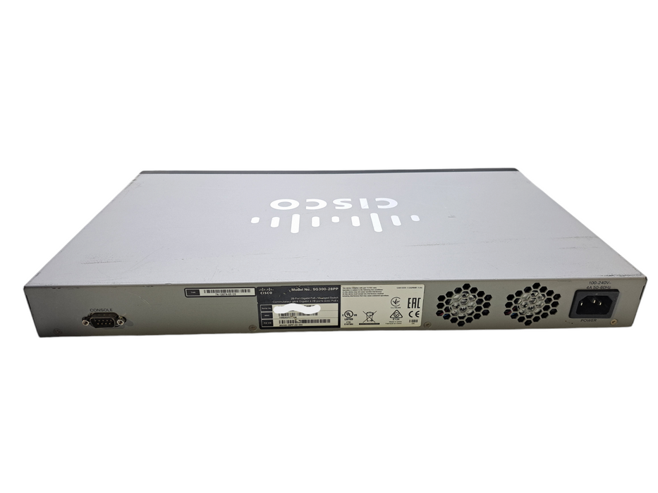 Cisco SG300-28PP | 28-Port Gigabit PoE+ Managed Network Switch | 2x SFP