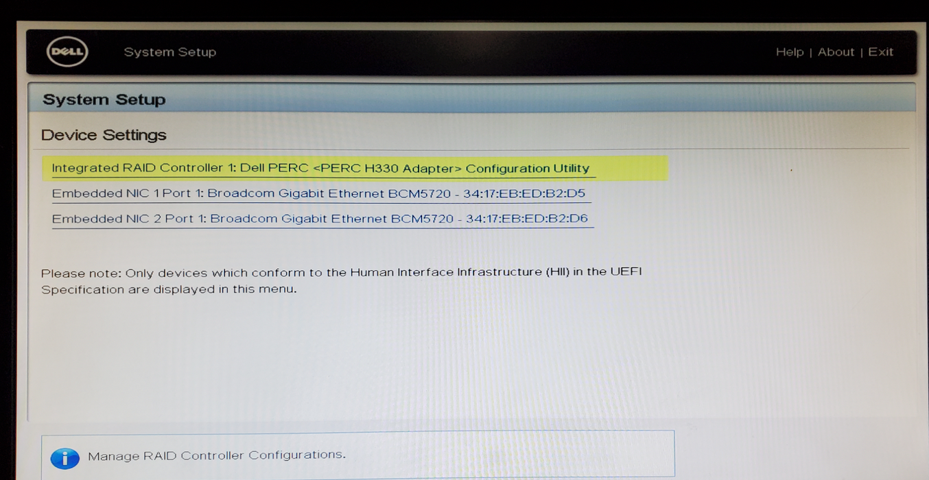 Dell PowerEdge R330 Xeon E3-1230 v5 16GB DDR4 H330 - No HDD