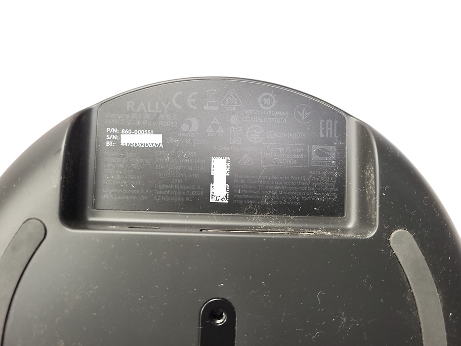 Logitech Rally Conferencing Camera V-R0010, P/N: 860-000551 READ $