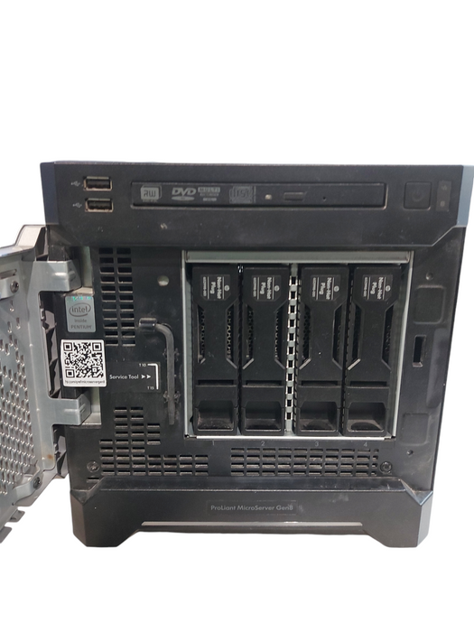 HP ProLiant MicroServer Gen8 Server TPS-W003  with four 3.5 SATA 2TB HDD