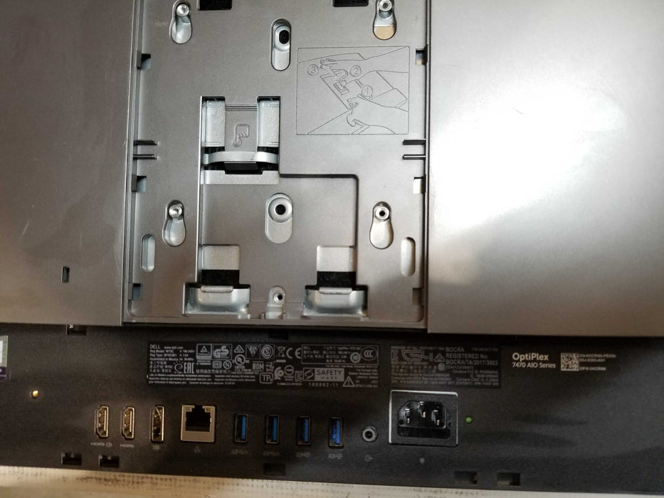 Dell OptiPlex 7470 AiO Intel i7-9700 CPU 8GB RAM 500GB SSD Camera/WiFi