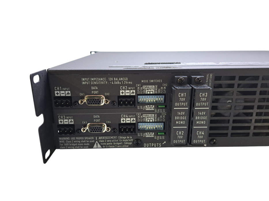 QSC CX204V | Direct 70V Commercial 4 Channel Power Amplifier *READ*