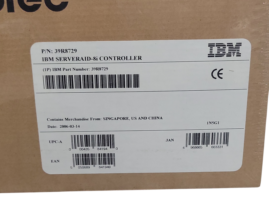 New IBM SERVERAID-8i Controller Adaptec 39R8729 _