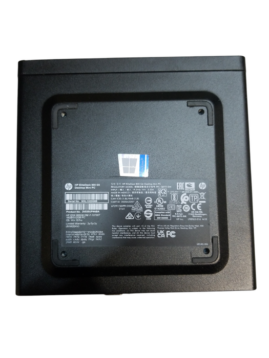 HP EliteDesk 800 G6 USFF, i7-10700T CPU 2.00GHz 16GB RAM - 250GB NVMe w/ AC