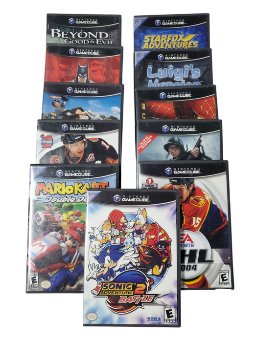 Nintendo GameCube Game Console DOL-001(USA) WITH GAMEPAD AND GAMES