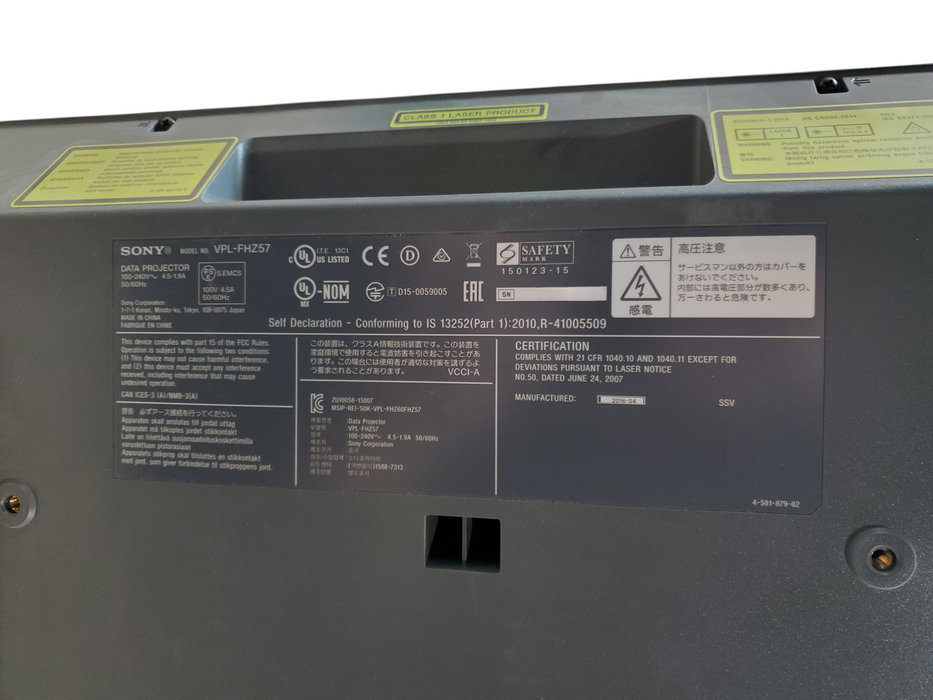 Sony VPL-FHZ57 WUXGA Laser Data Projector - 19162H *READ*