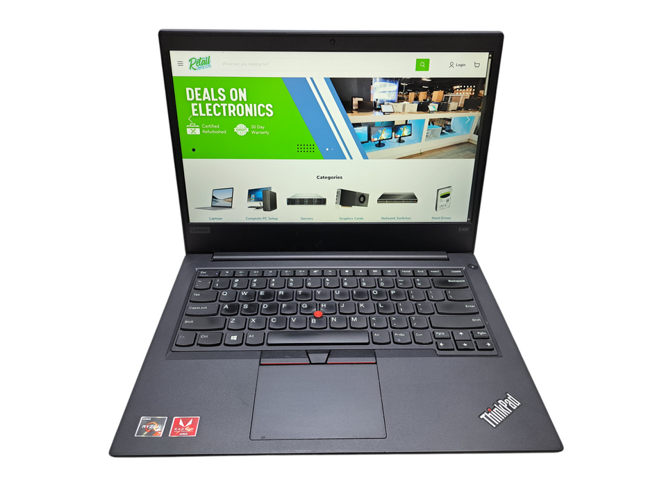 Lenovo ThinkPad E495 | Ryzen 7 3700U @2.30GHz, 16GB DDR4, 256GB NVMe ) Lap200