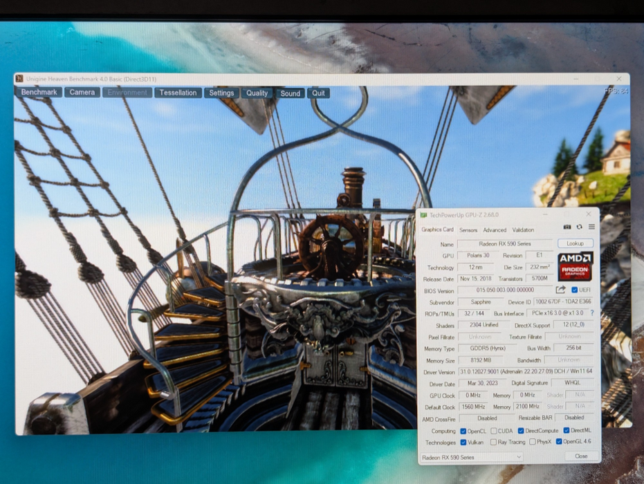 Sapphire NITRO AMD Radeon RX 590 8GB Graphics Card  -