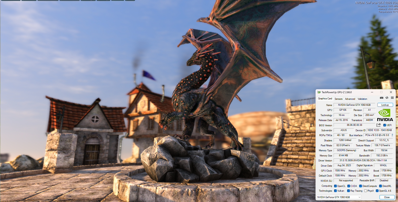 NVIDIA GeForce GTX 1060 6GB GDDR5 - Graphics Card