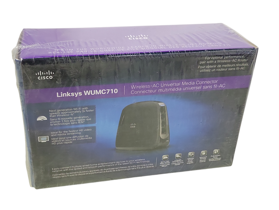 New Linksys/Cisco Linksys WUMC710 Wireless AC Universal Media connector  Q_