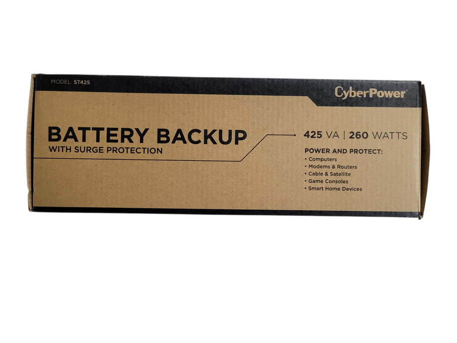 Cyberpower battery Backup with surge protection ST425