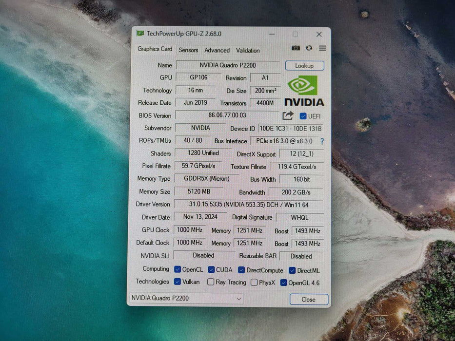 Nvidia Quadro P2200 5GB GDDR5X PCI-E Video Graphics Card, 699-5G420-0500-100 $