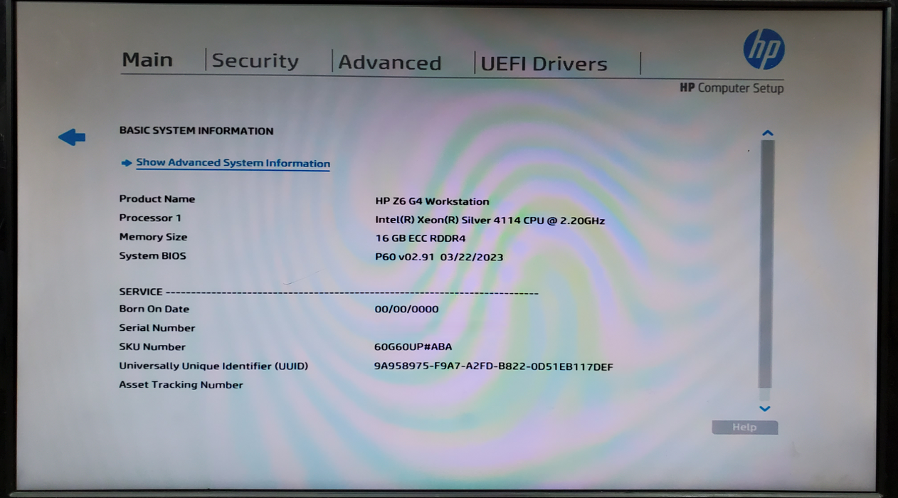 HP Z6 G4 Workstation Xeon Silver 4114 16GB DDR4 256GB SSD - No GPU