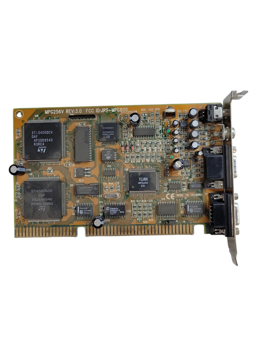 MPG256V REV:3.0 FCC ID: JRS-MPG800 16 BIT ISA CARD %