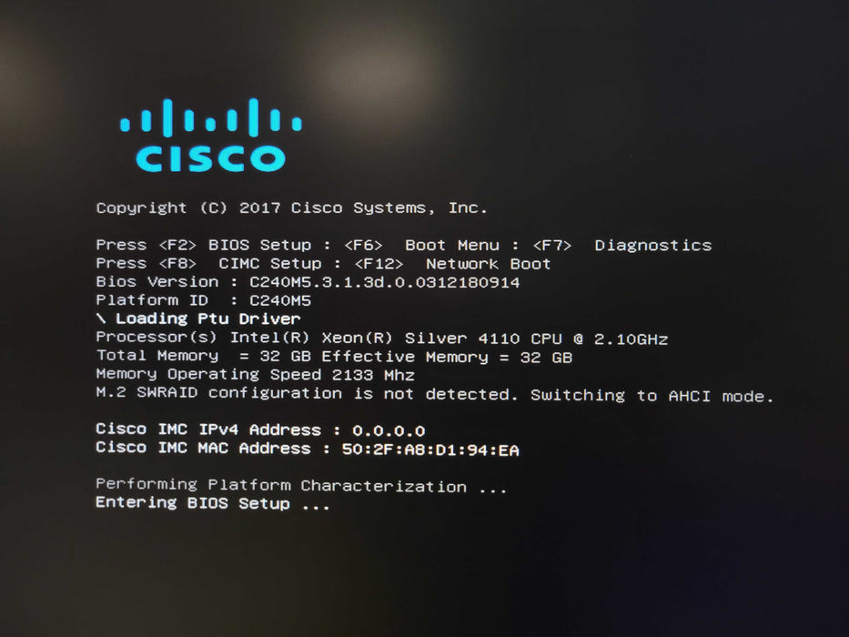 Cisco UCS C240 M5 12x 3.5" 2x Xeon Silver 4110 2.10GHz, 32GB DDR4, 2x PSU _