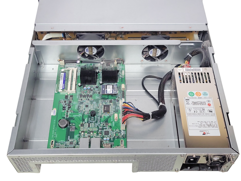 QNAP TS-1269U-RP 12 BAY NAS with 8x 2TB Hard drives, 1x PSU  _