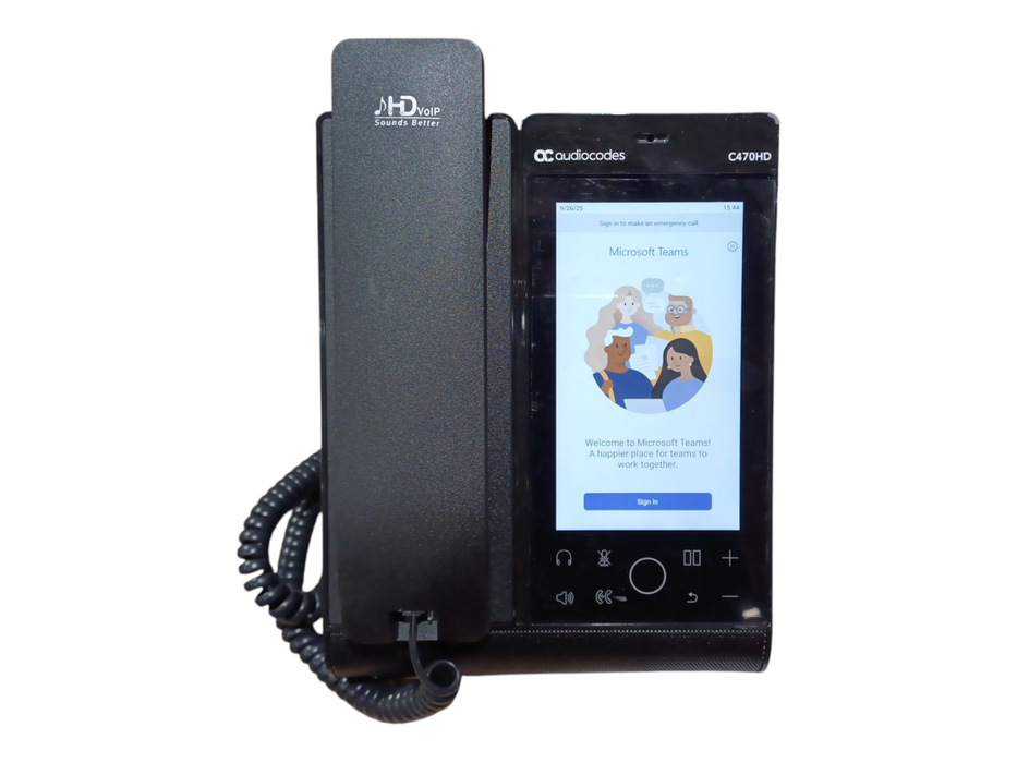 Audiocodes C470HD Microsoft Teams IP Phone TEAMS-C470HD-DBW