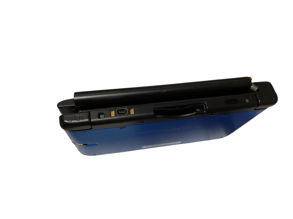 Nintendo 3DS XL Blue Broken Parts =