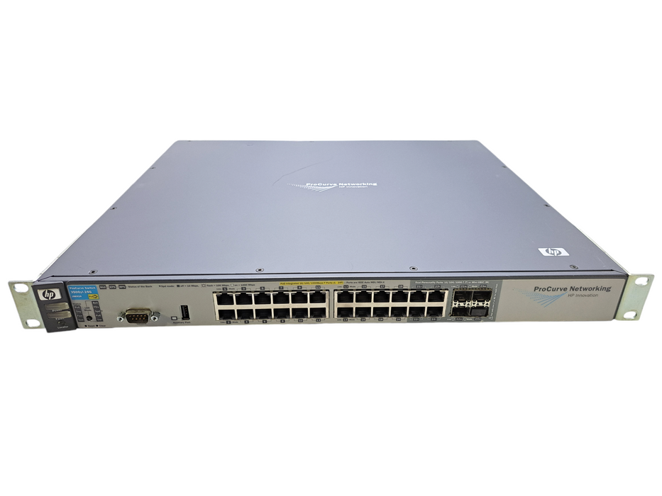 HP ProCurve 3500yl-24G J8692A | 24-Port Gigabit PoE+ Network Switch | 4x SFP