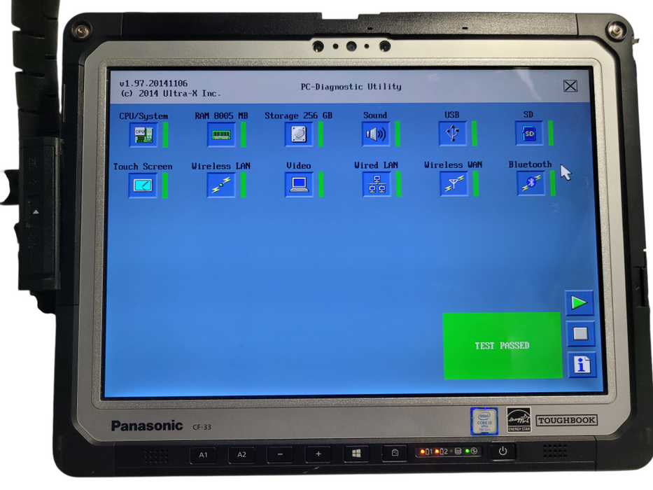 Panasonic Toughbook CF-33 Touch | i5-7300U @2.60GHz 8GB DDR3 256GB SSD Q