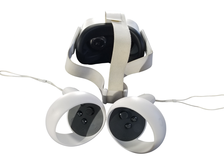 Oculus Meta Quest 2 VR Headset + Controllers, Charger, Box -Working *READ*