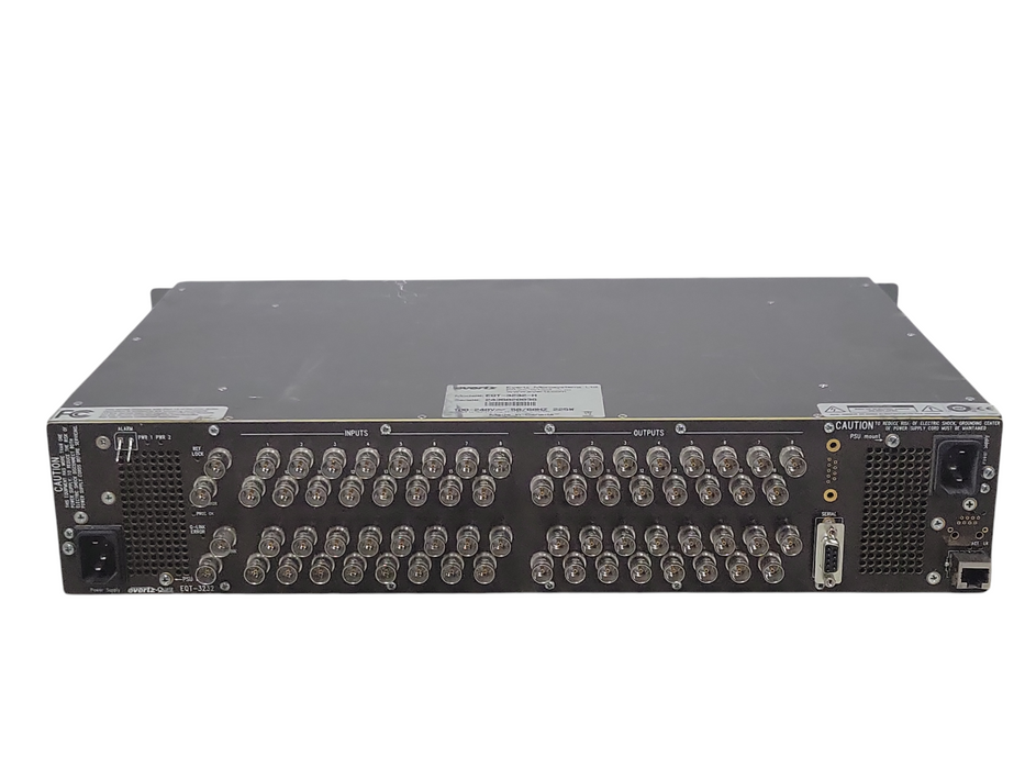 Evertz Microsystems EQT Series EQT-3232-H EQT-32x32, READ _