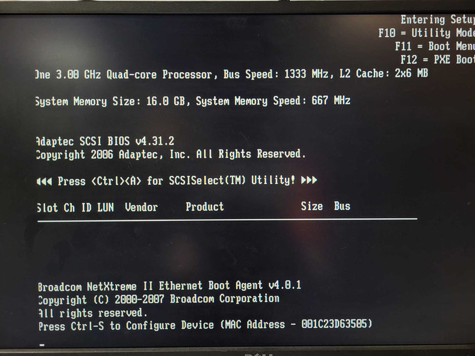 Dell PowerEdge 2950 Quad Core Xeon X5450 (3GHz), 16GB RAM, No HDD 3.5" $