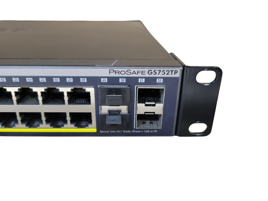 NetGear ProSafe GS752TP 48-Port Gigabit Smart Switch PoE+ w/4x SFP ports !
