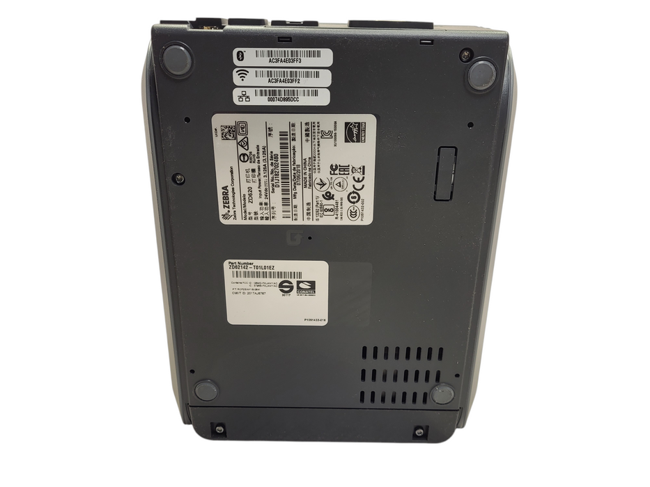 Zebra ZD620-203dpi Direct Thermal Label and Barcode Printer ZD62142-T01L01EZ No AC $