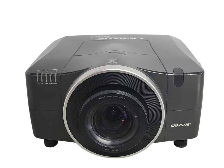 Christie LW650 WXGA Projector HDMI 6500 Lumens, 758 Lamp hours _