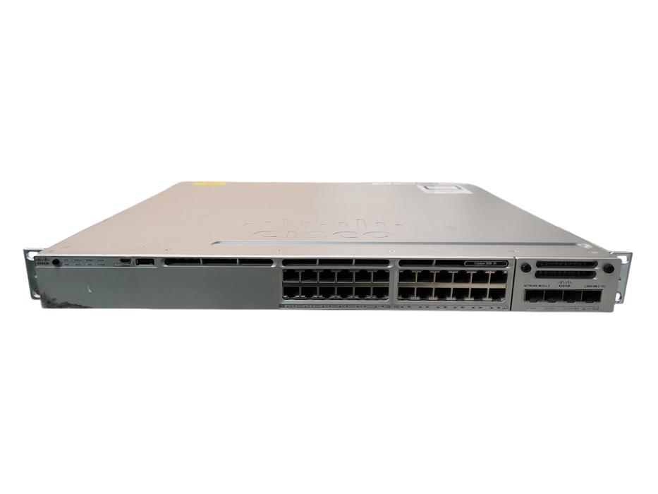 Cisco WS-C3850-48T-E, 48 Port Managed Network Switch, C3850-NM-2-10G