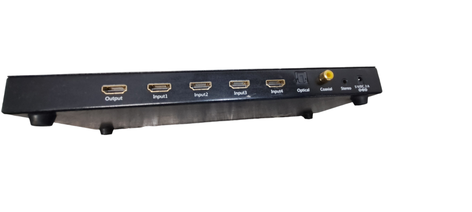 Bytecc HMSW401CK 4x1 HDMI 4K2K Fast Switch with Audio